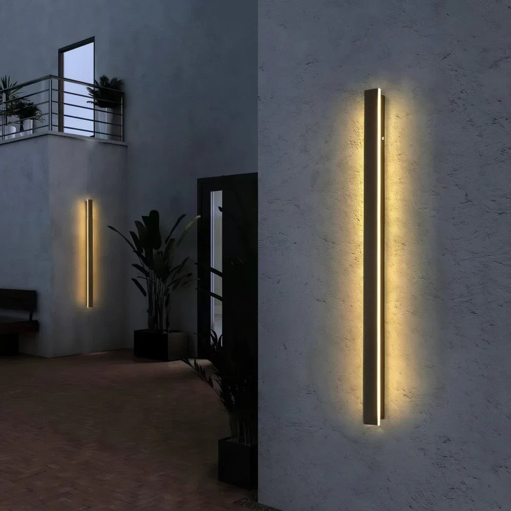 Moderne Udendørs LED Væglampe – Haver & Terrasser