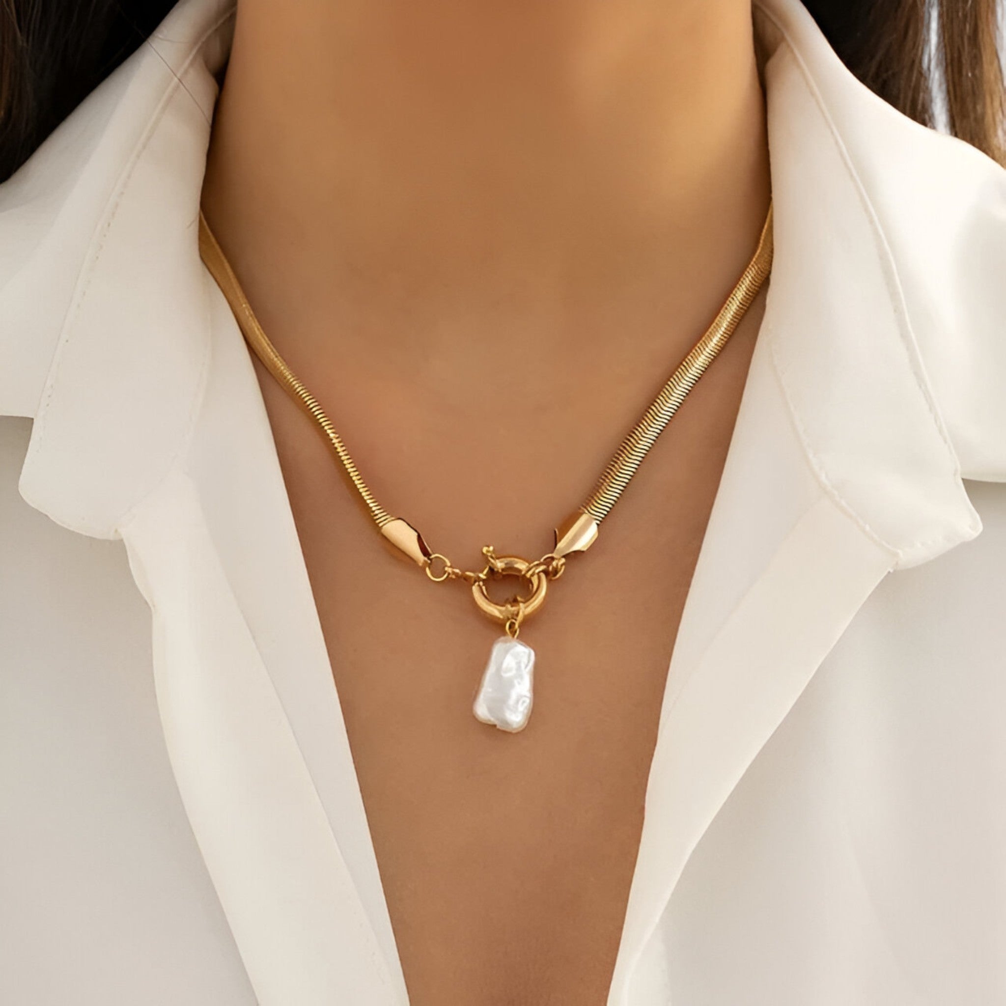 Isabella | Parel Elegance Hanger - - women's fashion - {{ product_tags }