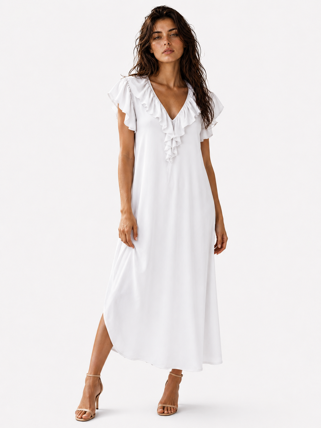 Camellia | Rochie boemă lungă
