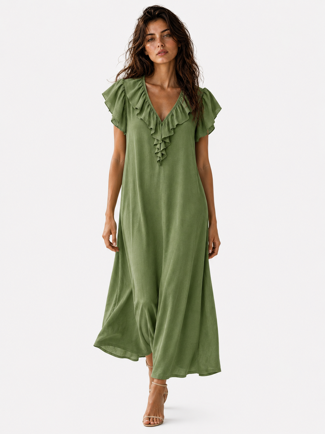 Camellia | Rochie boemă lungă