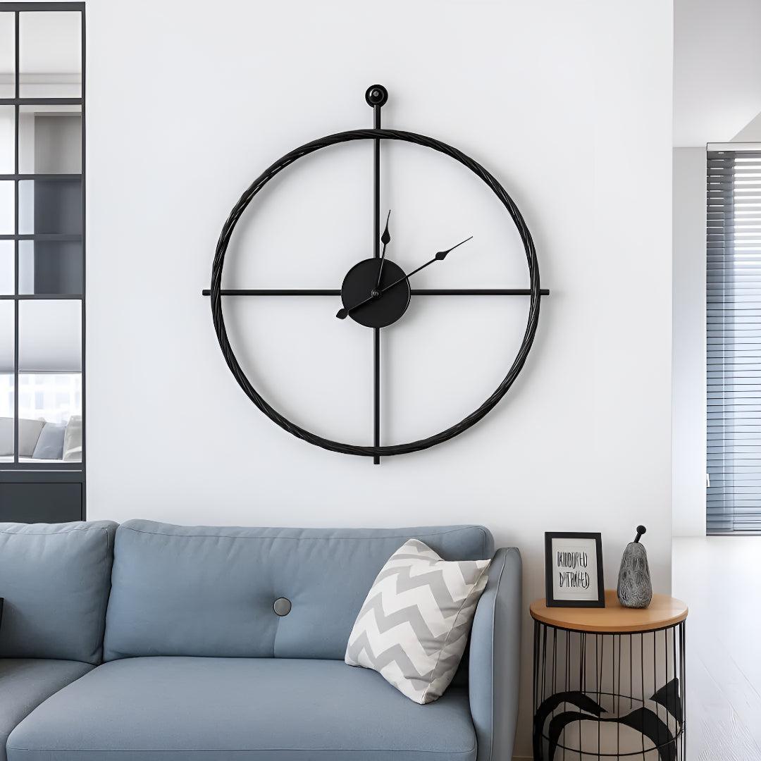 Stort Lydløst Vægur - Moderne Minimalistisk Design - - Home Decor - {{ product_tags }