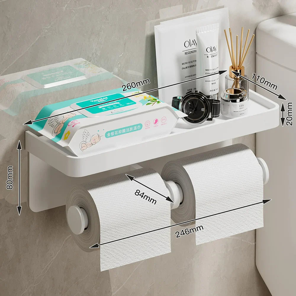 Luxe Hold - Multifunktionel toiletrulleholder - - house & garden - {{ product_tags }