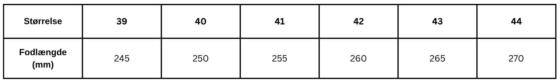 Size Guide