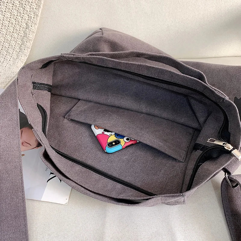 Vibe - taske i lærred med synligt print - - bags - {{ product_tags }