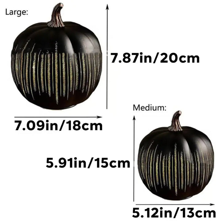 Blinkende LED Græskarlampe med Timer - Halloween Dekoration