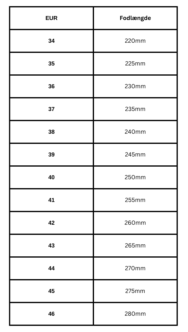 Size Guide
