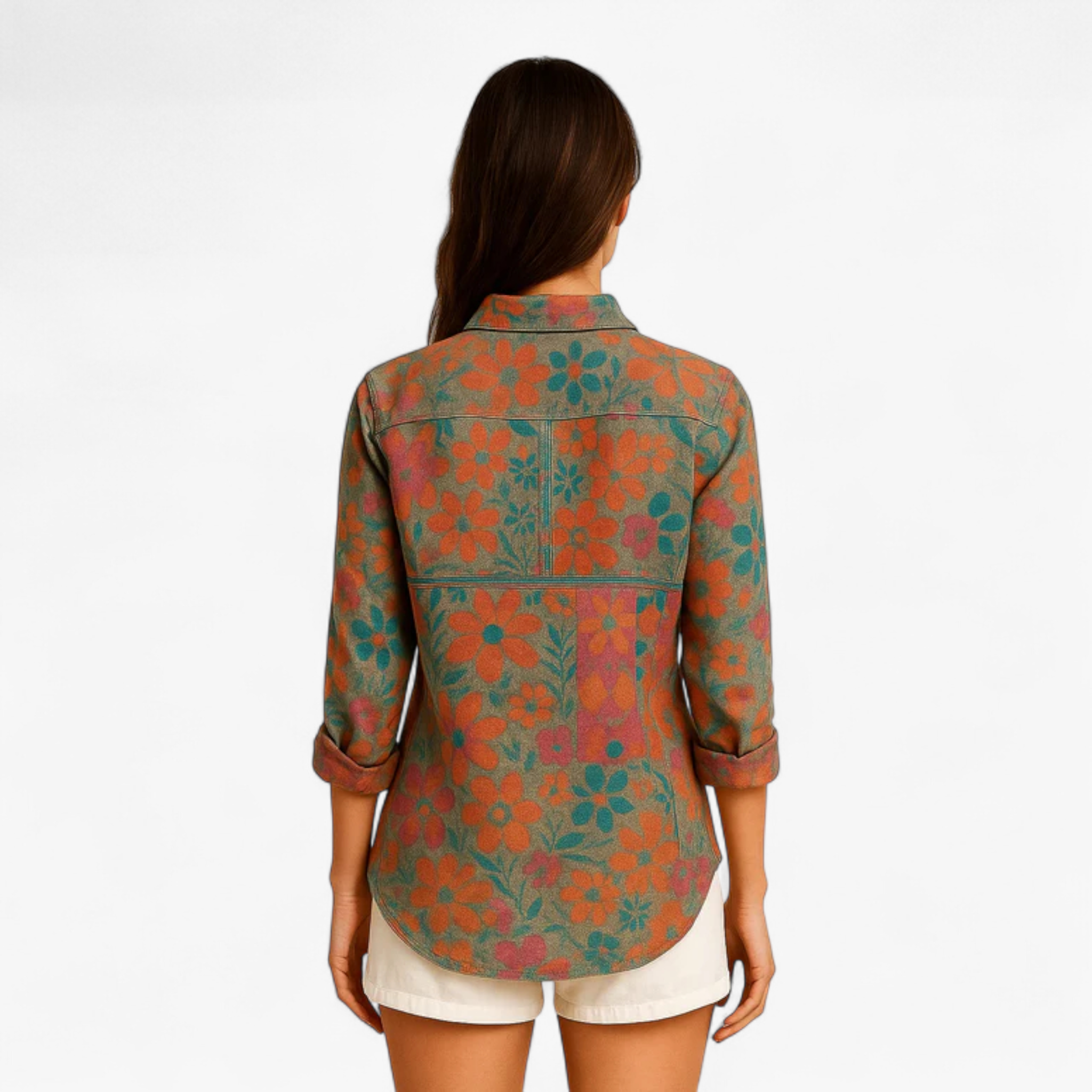 Lucia – Let og Farverig Boheme Skjorte med Knapper - - Lucia – Let og Farverig Boheme Skjorte med Knapper- €25 - {{ product_tags }