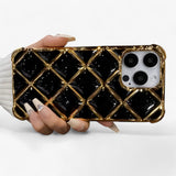Elena | Luxury diamond grid phone case
