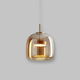 Luksus Glas & Metal Pendellampe - Elegant Hængelys
