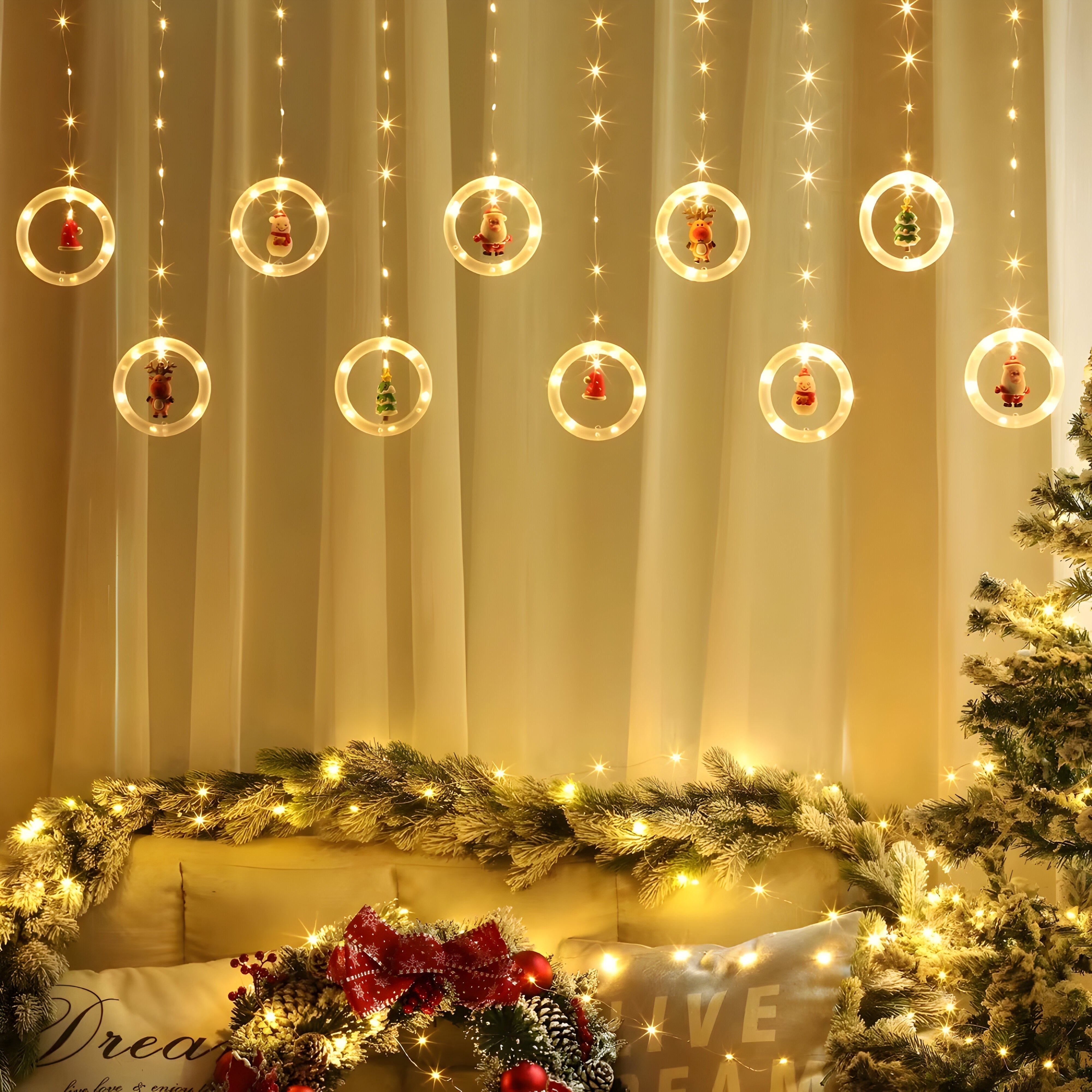 Santa | LED-julebelysning - Festlig glans til juledækning - - christmas - {{ product_tags }