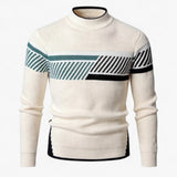 Nikolai | Modern Sweatshirt with Geometric Pattern
