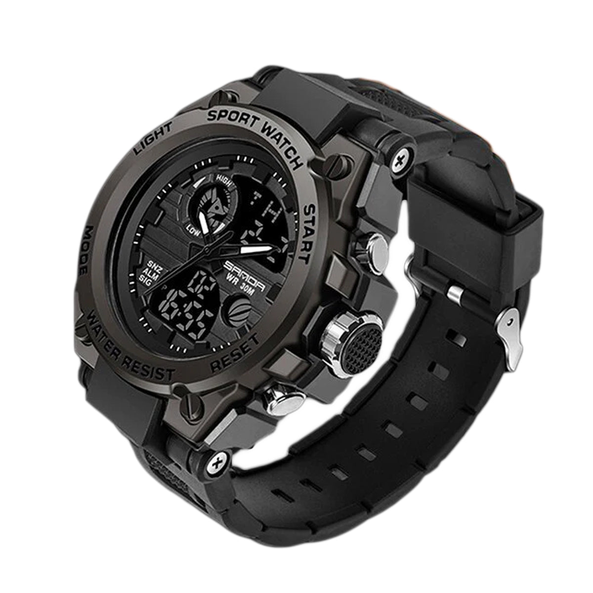 TitanGuard | Multifunktionelt militærur til mænd - Sort - watches - {{ product_tags }