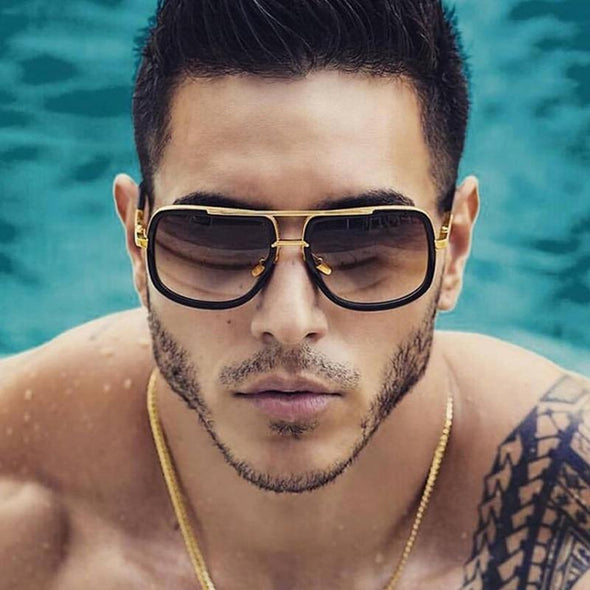 Mænds Polariserede Solbriller med UV400 Beskyttelse - Brun - Herresolbriller - {{ product_tags }