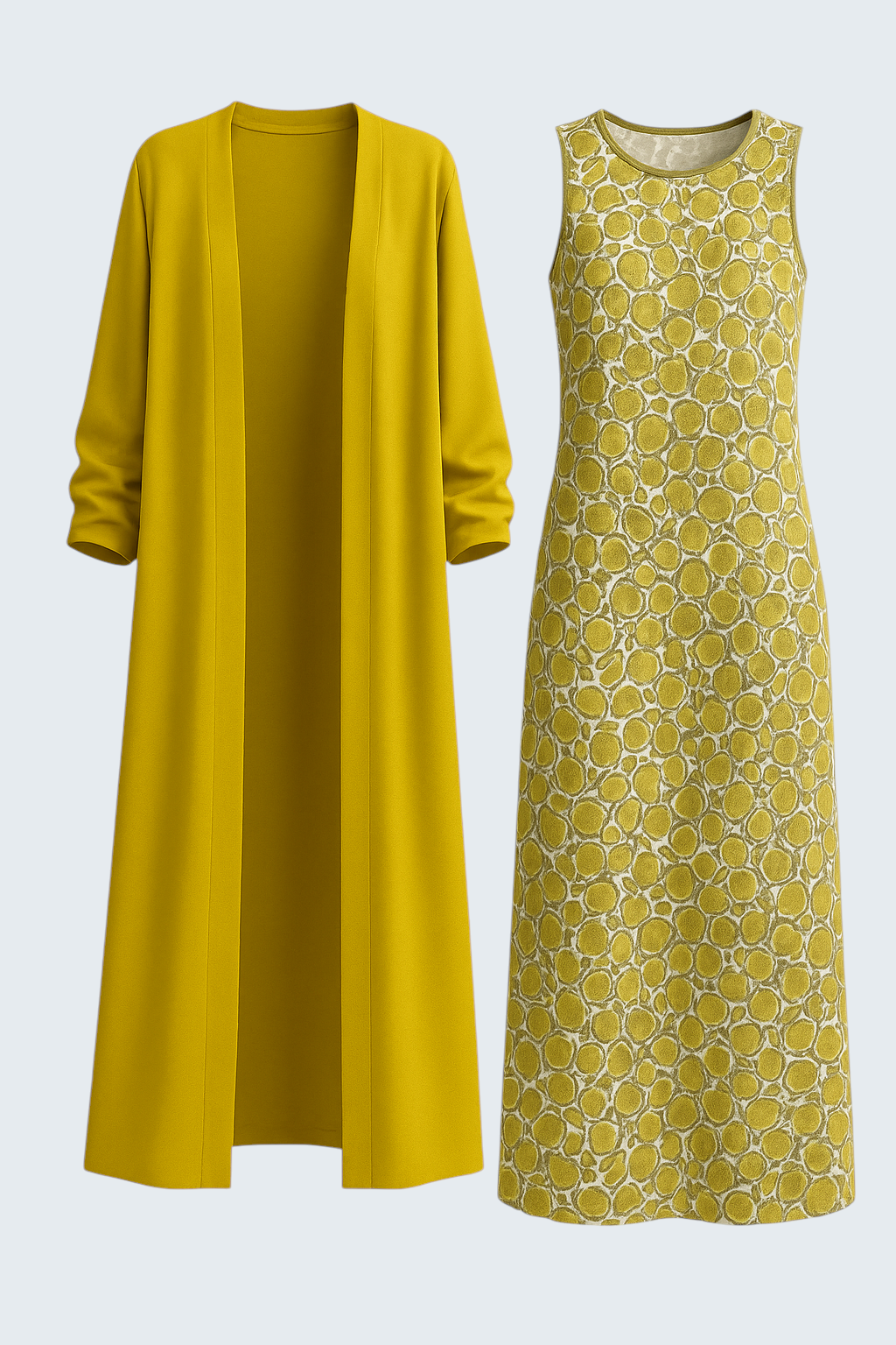 Laverne | Matchende Sæt Dame - Elegant Blazer Sæt - Gul - Kvinders tøj - {{ product_tags }