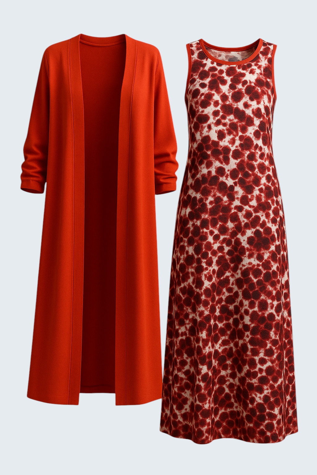 Laverne | Matchende Sæt Dame - Elegant Blazer Sæt - Rød - Kvinders tøj - {{ product_tags }