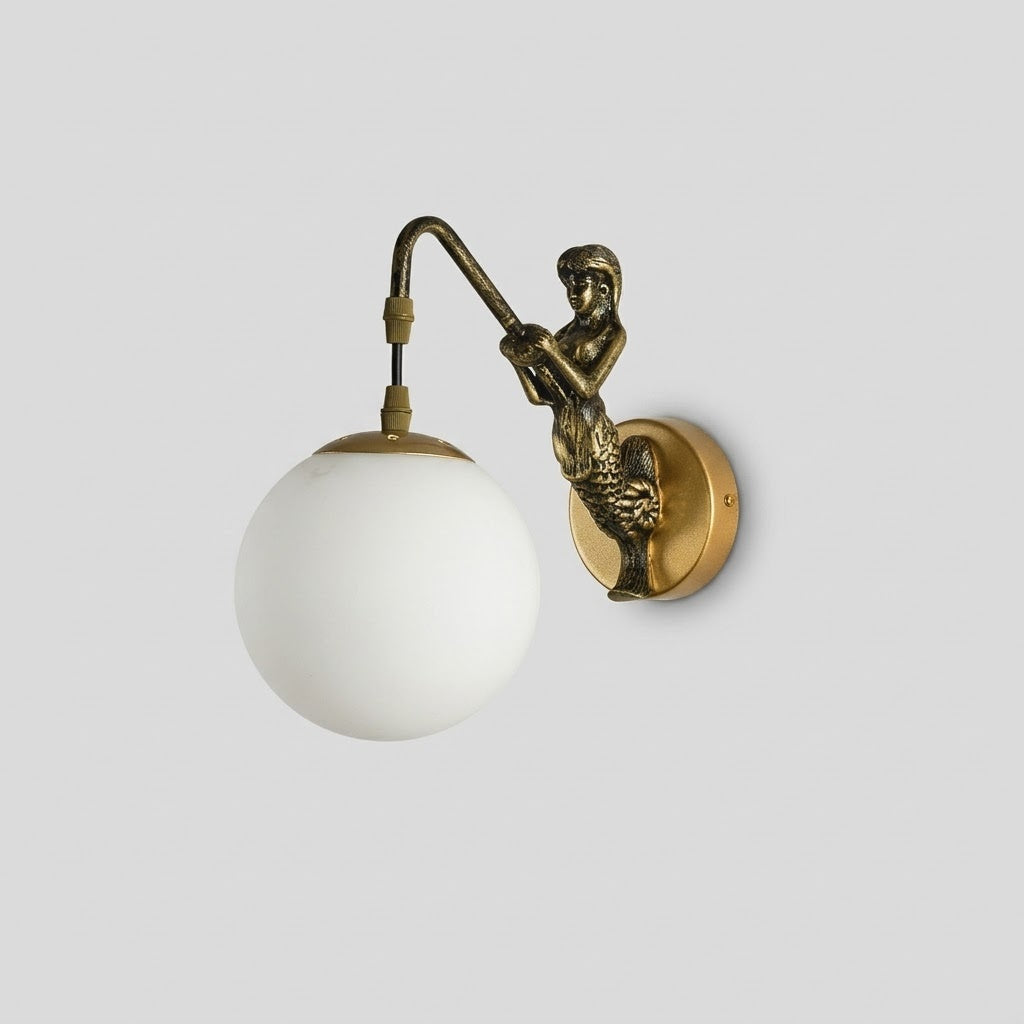 Rustik Kugle Væglampe - Vintage Design Sconce - - Home Decor - {{ product_tags }