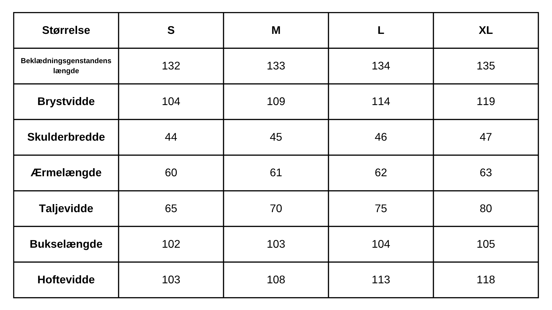 Size Guide