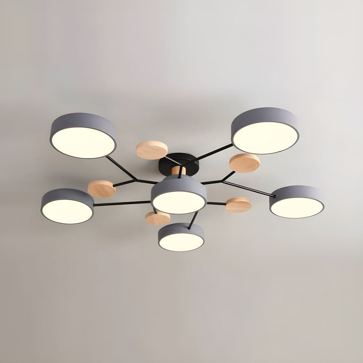 LED Loftslampe - Multi-Hoved Indbygget