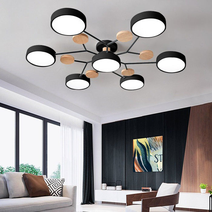 LED Loftslampe - Multi-Hoved Indbygget