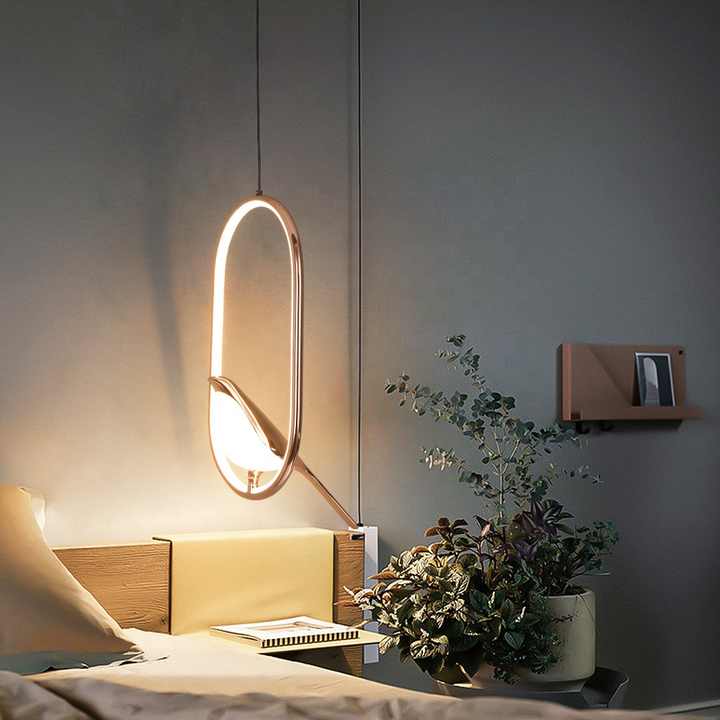 Gylden Fugl Pendel-lampe – LED Skulptur Loftslampe - - Pendant Light - {{ product_tags }