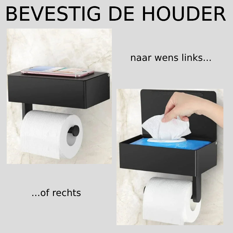 ElegantEssentials™ Toiletrulleholder - Oplev funktionel elegance - - house & garden - {{ product_tags }