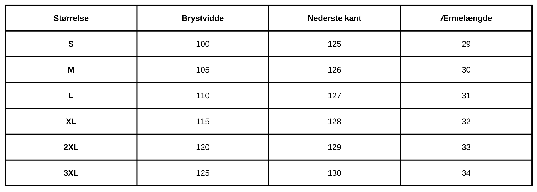 Size Guide