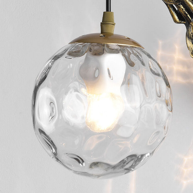Rustik Kugle Væglampe - Vintage Design Sconce - - Home Decor - {{ product_tags }