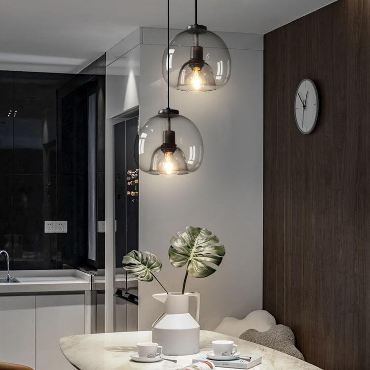 Røgglas Pendellampe - Mundblæst Glasdesign - - Home Decor - {{ product_tags }