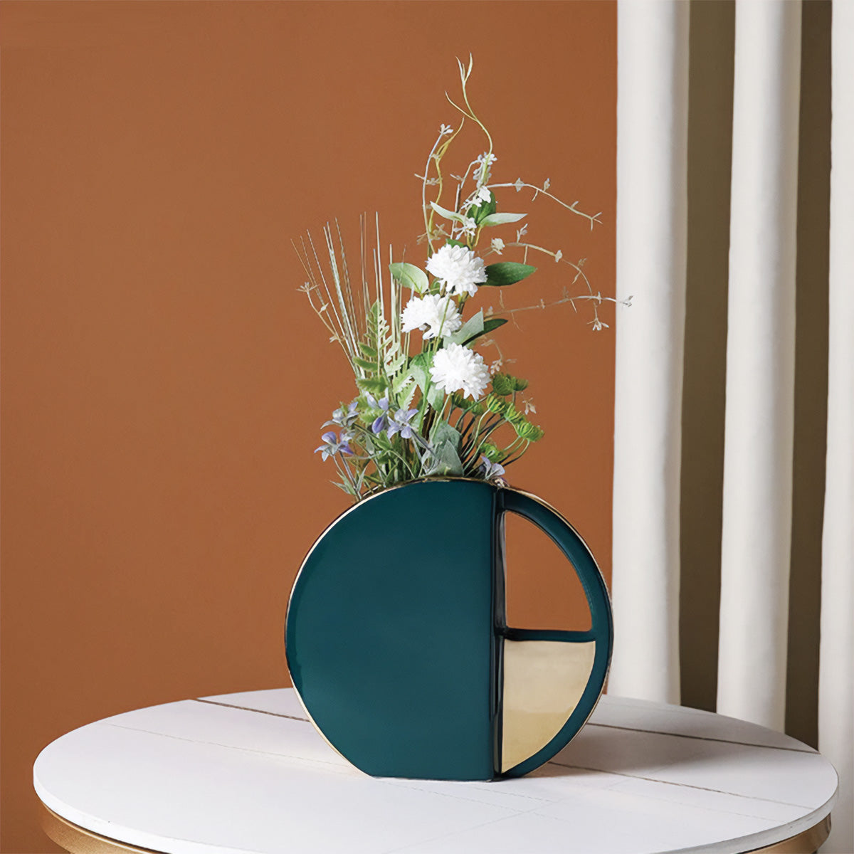 Odal Keramikvase | Chic Accenter til ethvert rum - Grøn - house & garden - {{ product_tags }