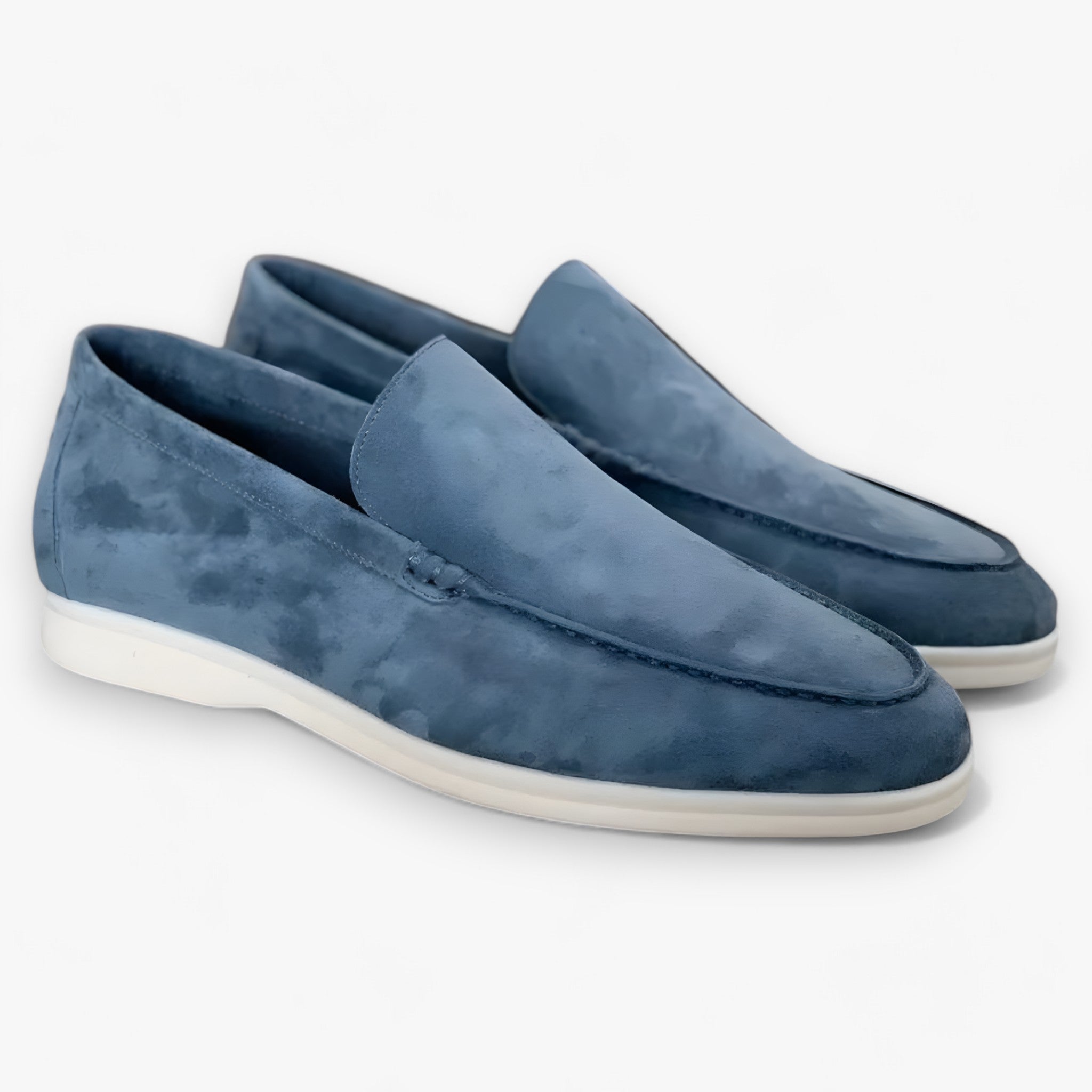 Stefano | Ruskinds Slippers - Luksus og Komfort til Enhver Lejlighed - Tåget blå - shoes - {{ product_tags }