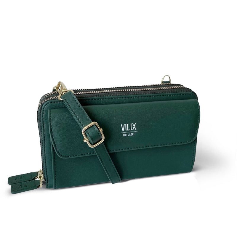 EviBella | Custodia compatta per telefono - Mørkegrøn - bags - {{ product_tags }