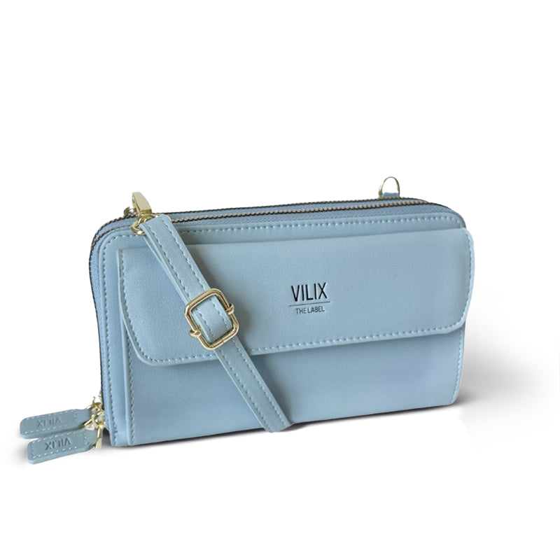 EviBella | Custodia compatta per telefono - Lyseblå - bags - {{ product_tags }