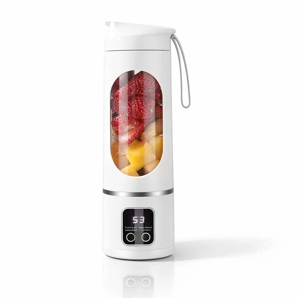 Transportabel USB Genopladelig Blender - Hvid - Wellness - {{ product_tags }