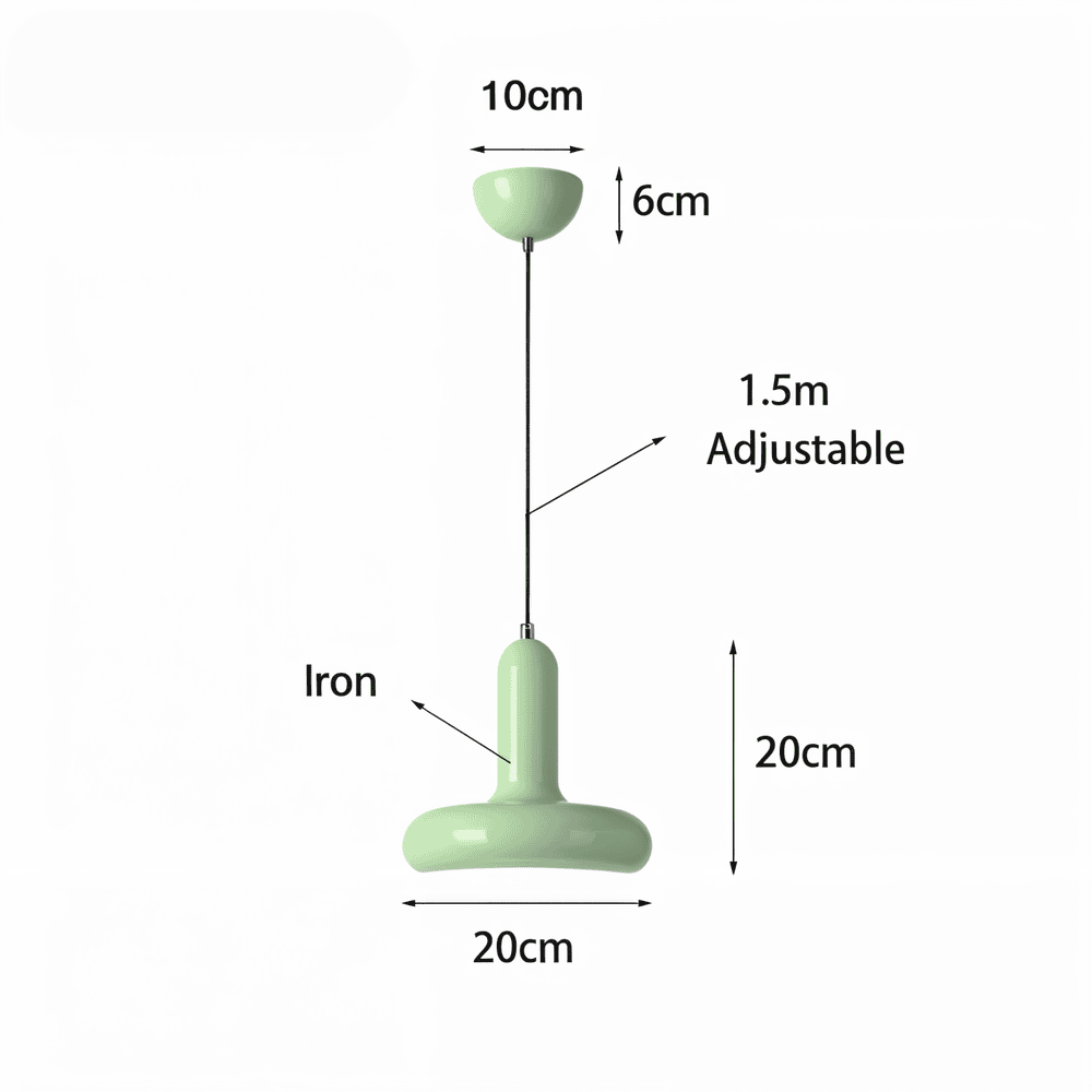 RetroPop Bauhaus Loftslampe - Macaron Stil - - Home Decor - {{ product_tags }