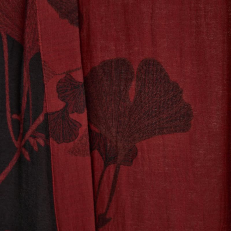 Bomuld Kimono Badekåbe med Vendbart Bladmønster - - Kleding en accessoires > Kleding > Nachtkleding en loungewear > Kamerjassen - {{ product_tags }