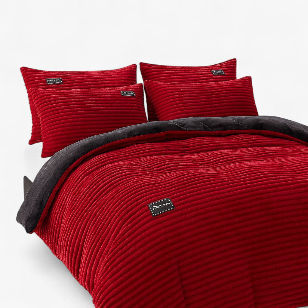 Guiseppe | Vinter Dyne med Elegant Design - Rød - Dyner & Duvetter - {{ product_tags }