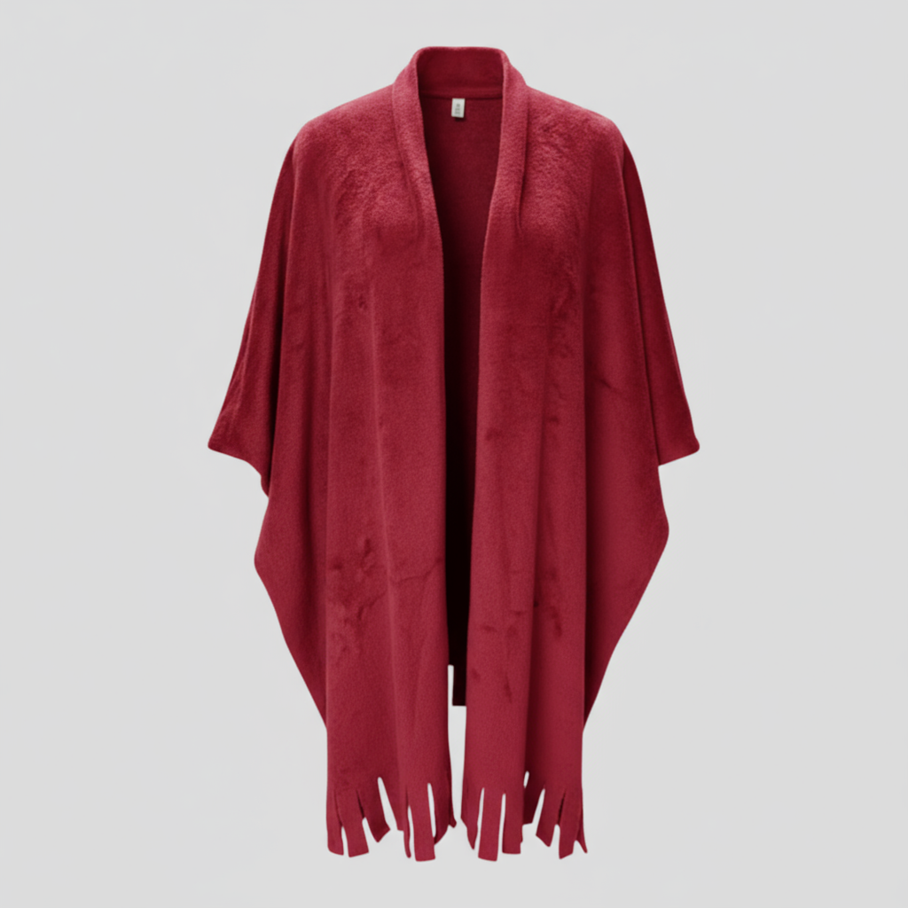 Abia | Elegant Minimalistisk Jakke - Rød - Kvinders Jakker - {{ product_tags }