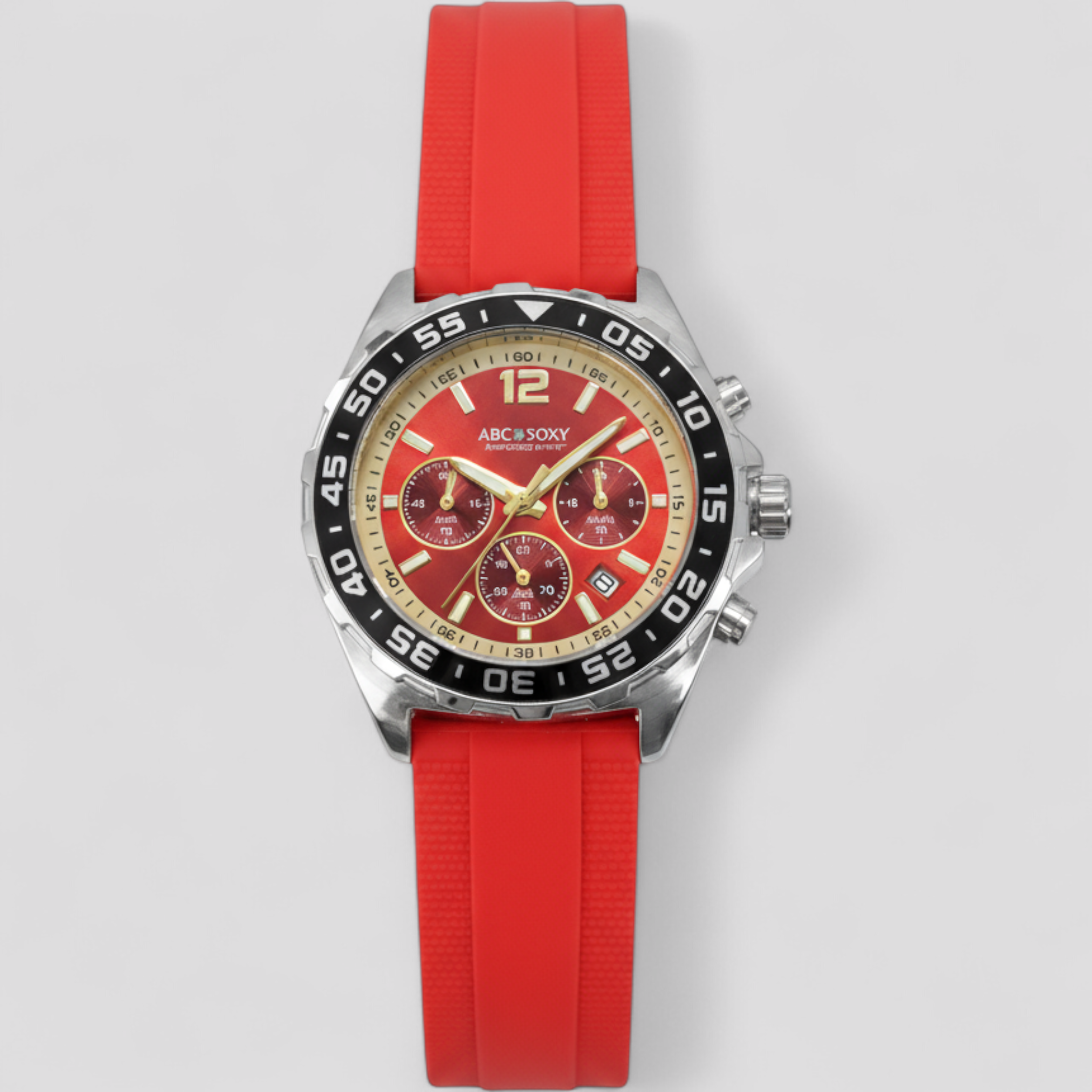 Swichwatch | Dynamisk Meester - Sølv - Rød - watches - {{ product_tags }