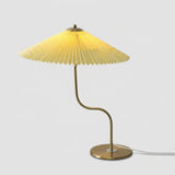 Retro Flæset Skærm Bordlampe - Dekorativt Accentlys