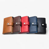 Cheryl | Secure RFID Wallet in Steel and Leather