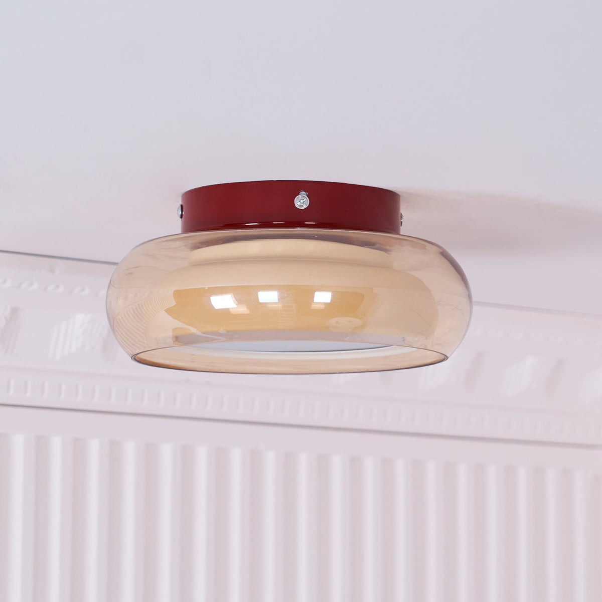Retro Glas Indbygnings LED Loftlampe - 3 Farvetemperaturer