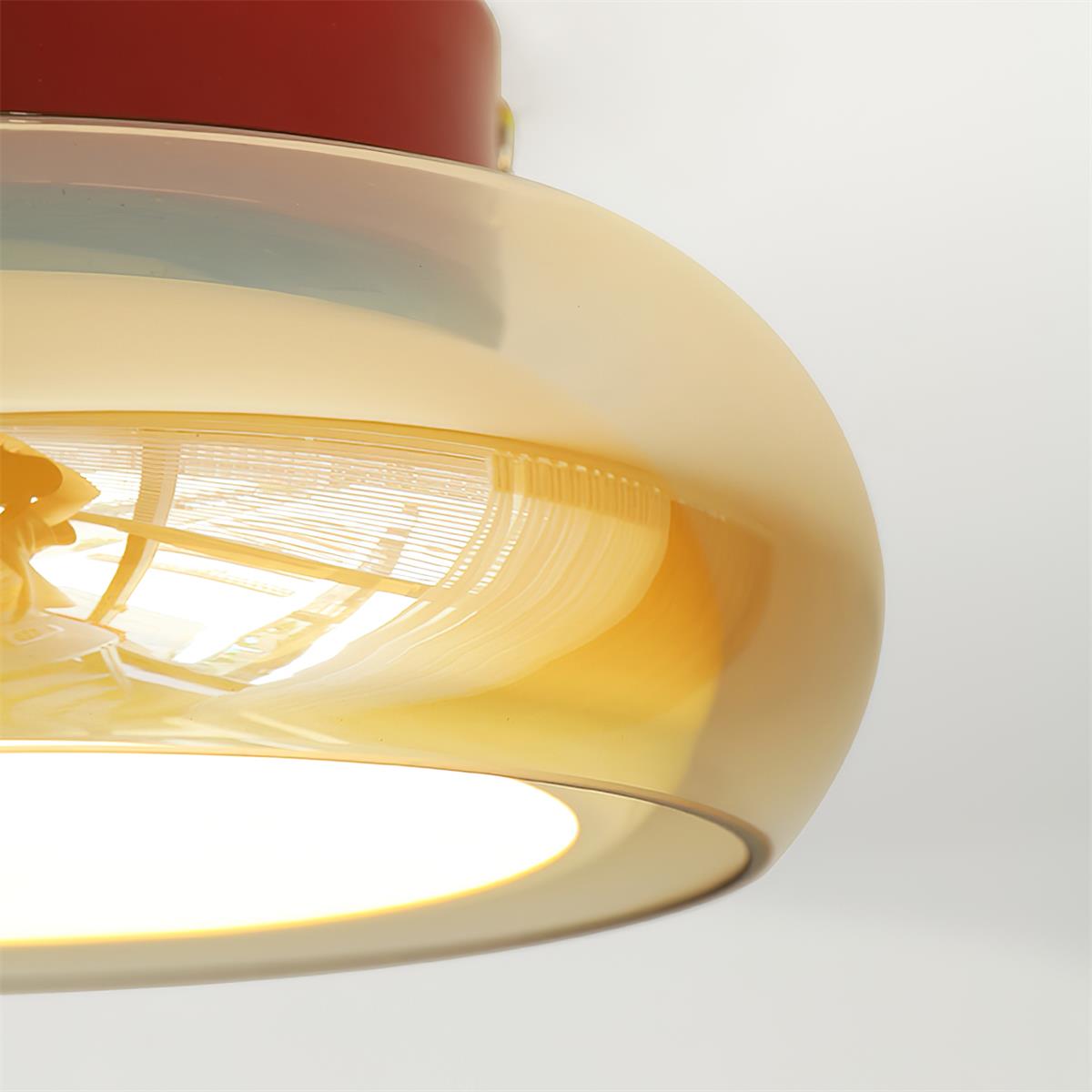 Retro Glas Indbygnings LED Loftlampe - 3 Farvetemperaturer