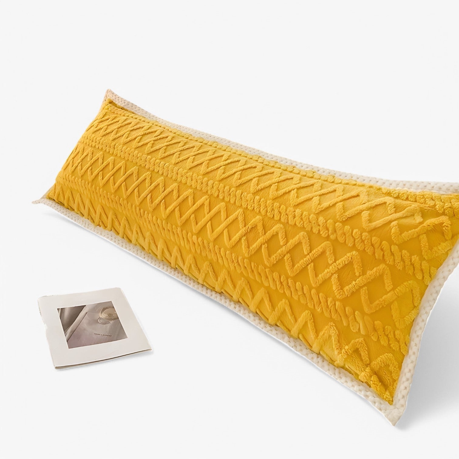 Manuela | Flanell pudebetræk – Hyggeligt, stilfuldt og perfekt pasform - Gul - house & garden - {{ product_tags }