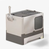 Milo | Foldable Cat Litter Box - Stylish, Spacious & Odor-Free
