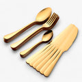 Isabel | Set di Posate 24 Pezzi – Posate da Tavola in Acciaio Inossidabile Eleganti e Resistenti