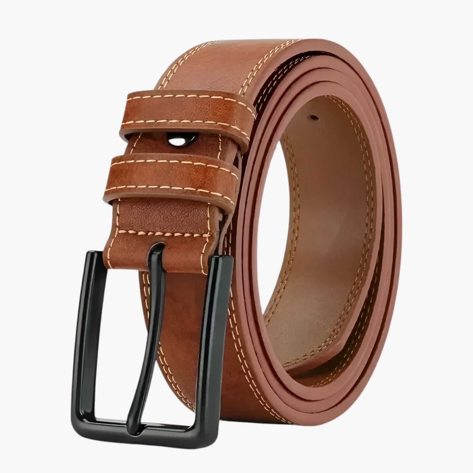 River | Elegant Læderbælte til Hverdag - brun - men's fashion - {{ product_tags }