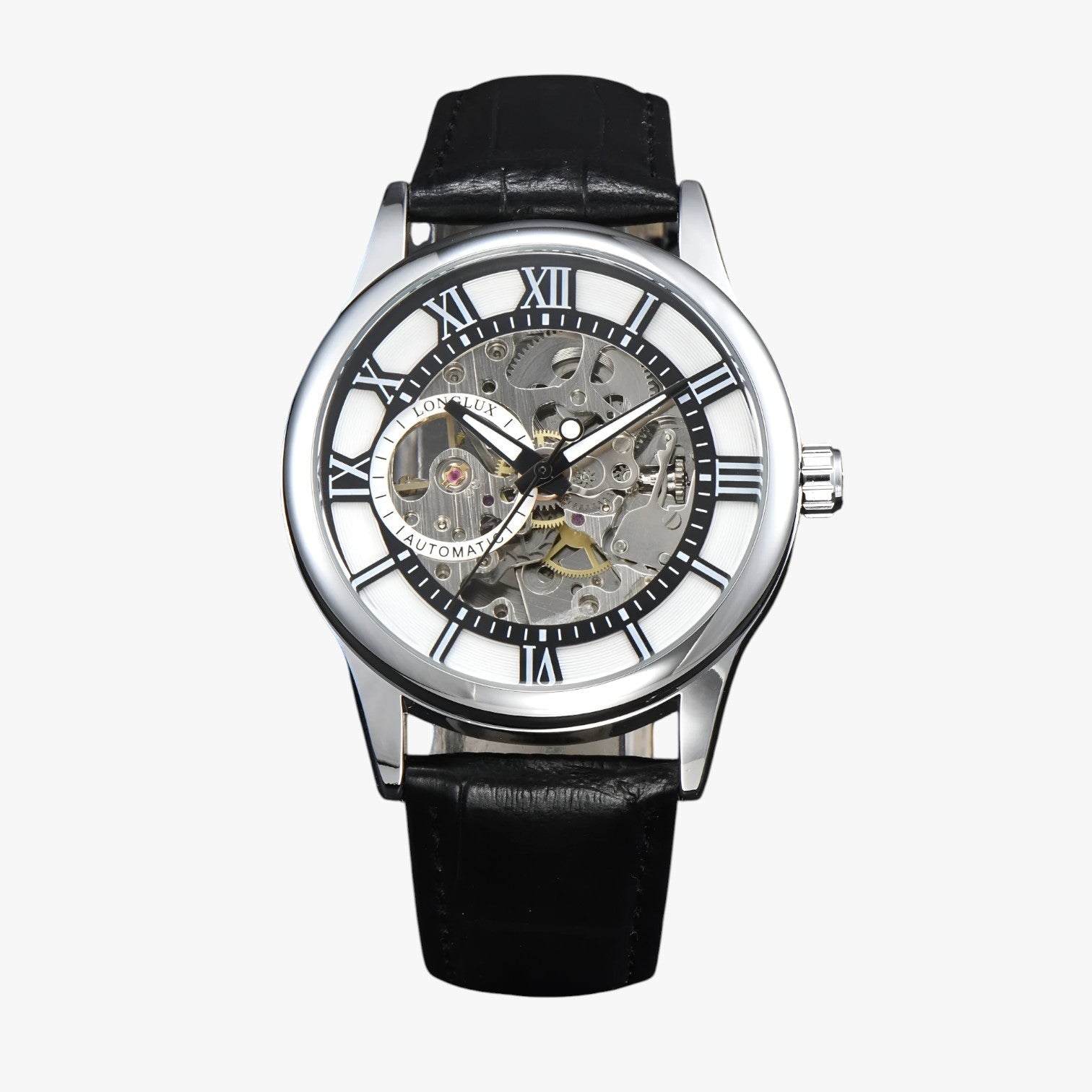 Robert | Elegant vandtæt ur i læder - Hvid - watches - {{ product_tags }