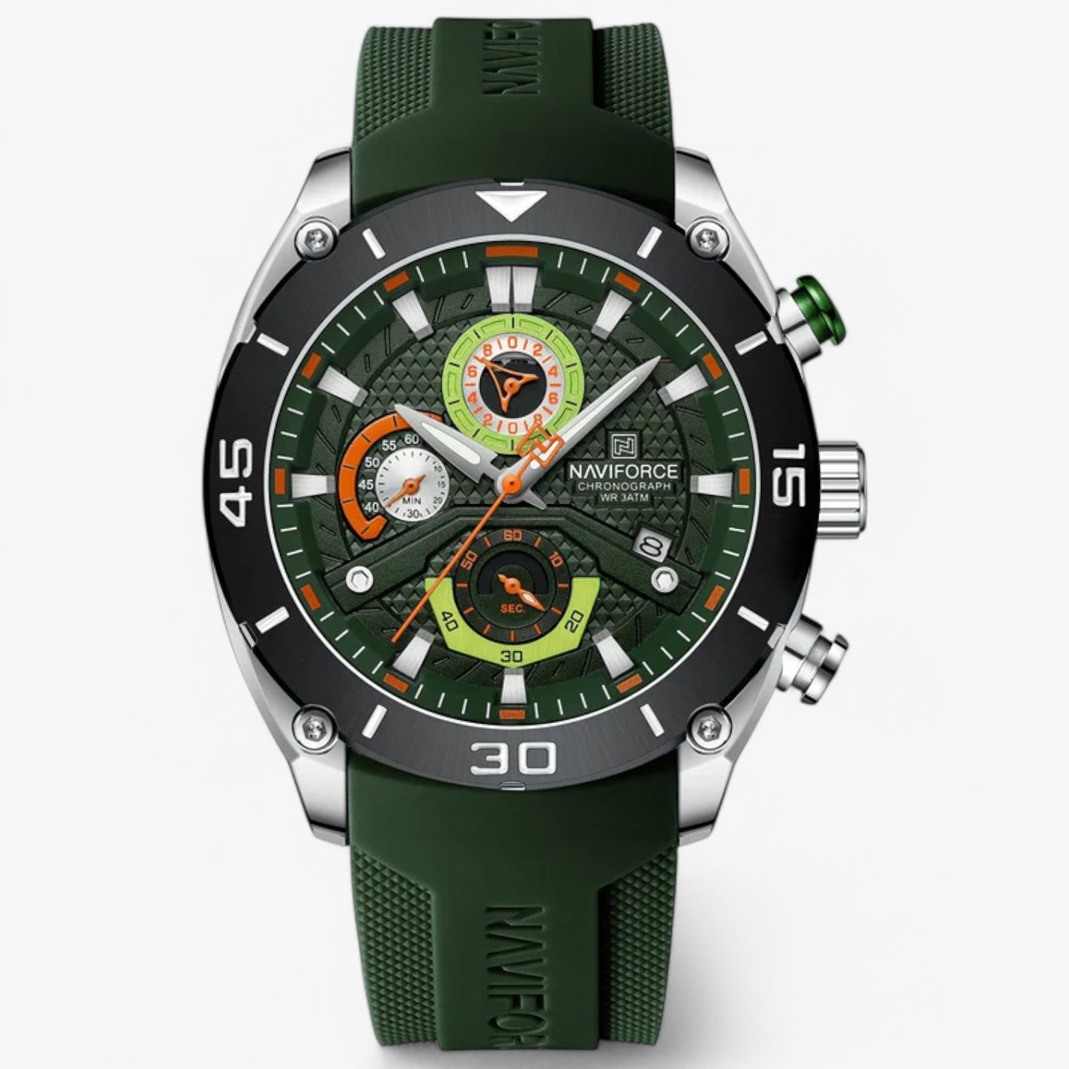 Rene | Taktisk & Robust – Vandtæt sportsur til enhver eventyrer - Grøn - watches - {{ product_tags }