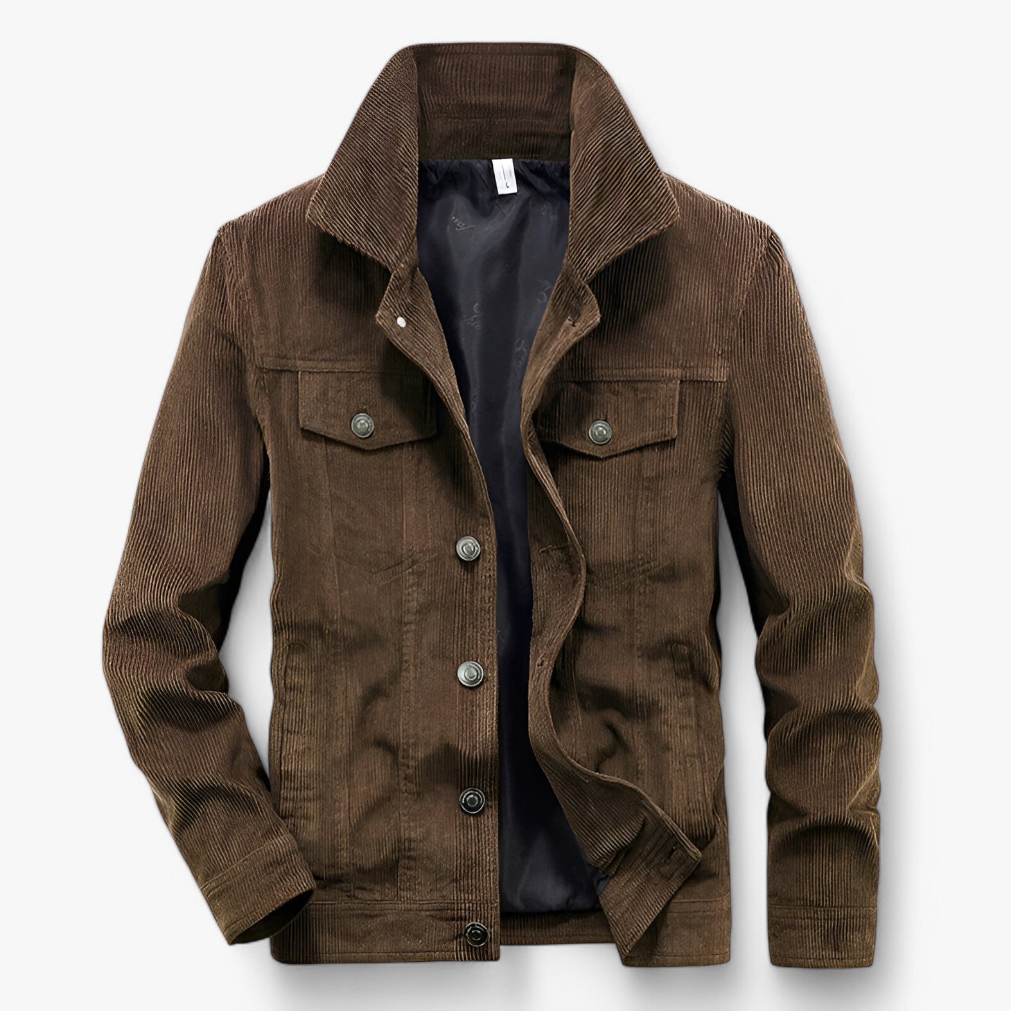 Robert | Corduroy Jakken - Vintage og trendy - Brun - men's fashion - {{ product_tags }