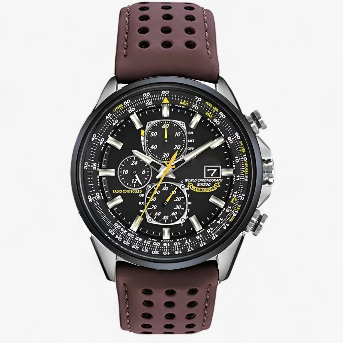 Herre Kronograf Ur MultiSteel 42mm – Stål Sølv, Blå Urskive